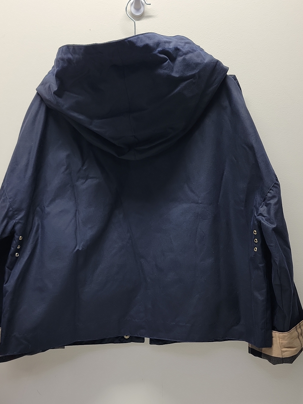 Barbour NWOT Ryedale Waxed Cotton Women's Jacket Sz 8 Deep NAVY - Picture 2 of 16